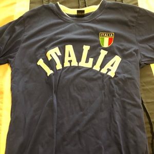 Italia shirt, worn one time